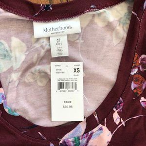 Motherhood Maternity Side Ruched Maternity Dress